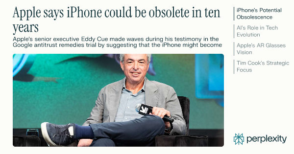 Apple says iPhone could be obsolete in ten years